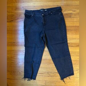 EUC Black OG Loose Denim Old Navy Size 20